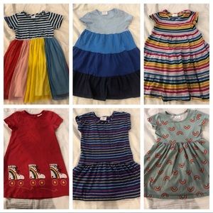 Bundle of 6 Hannah Andersson girl dresses